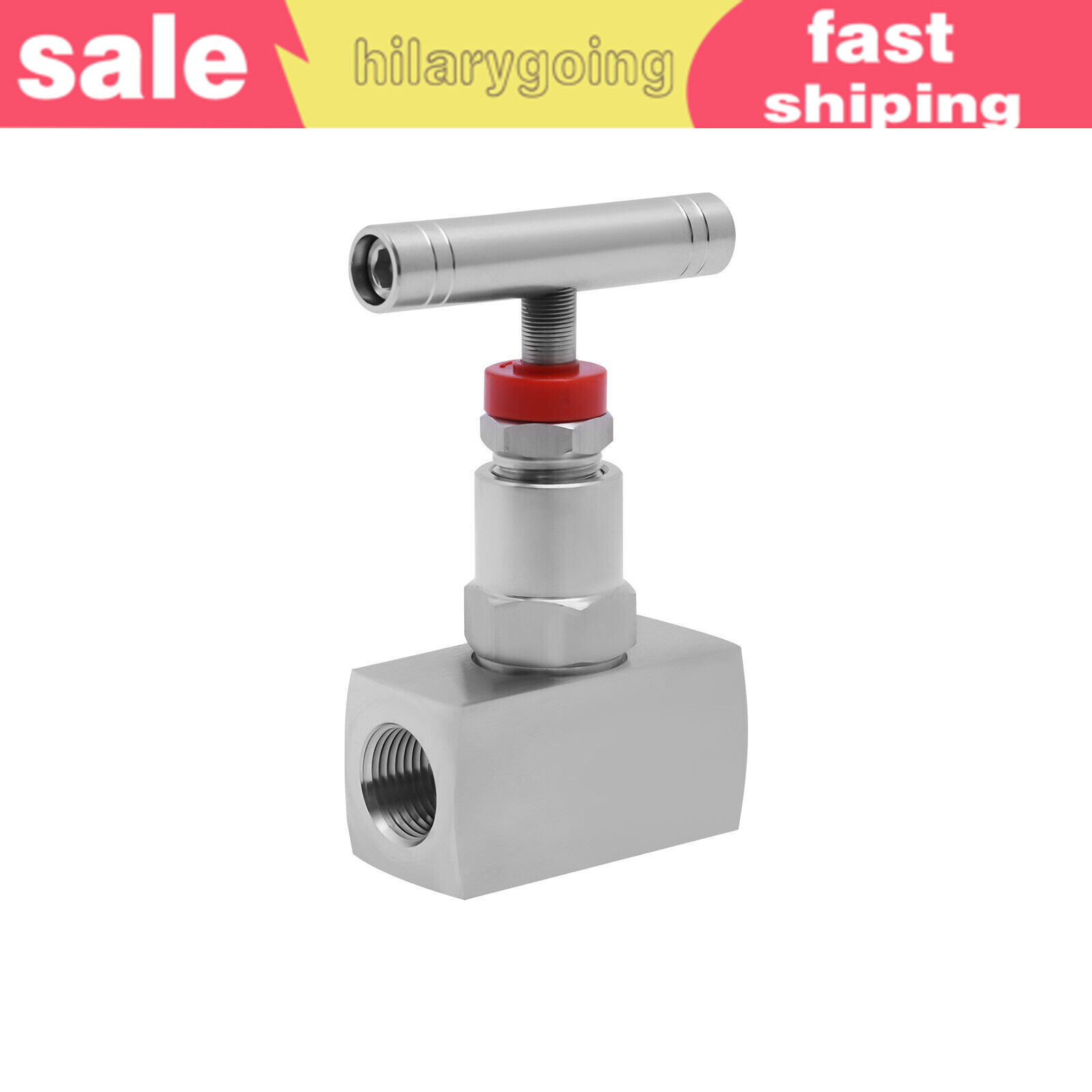 3/8" Needle Valve 6000 PSI Stainless Steel Straight Needle Valve Hydraulic Flow