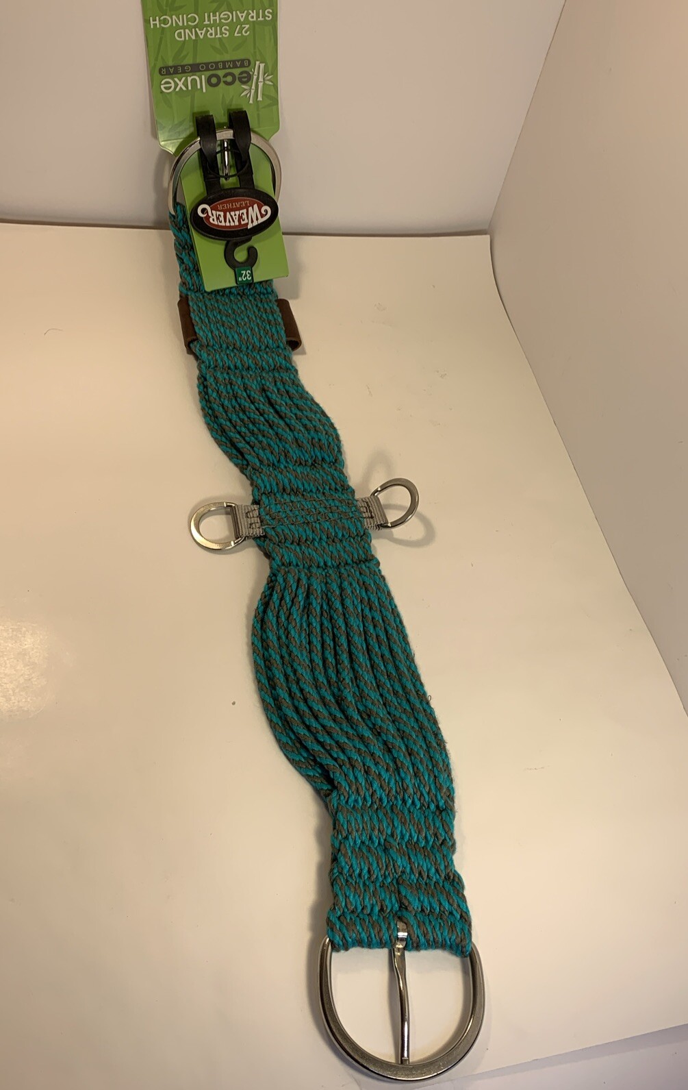 Weaver Leather EcoLuxe Turquoise 32" Straight Cinch New