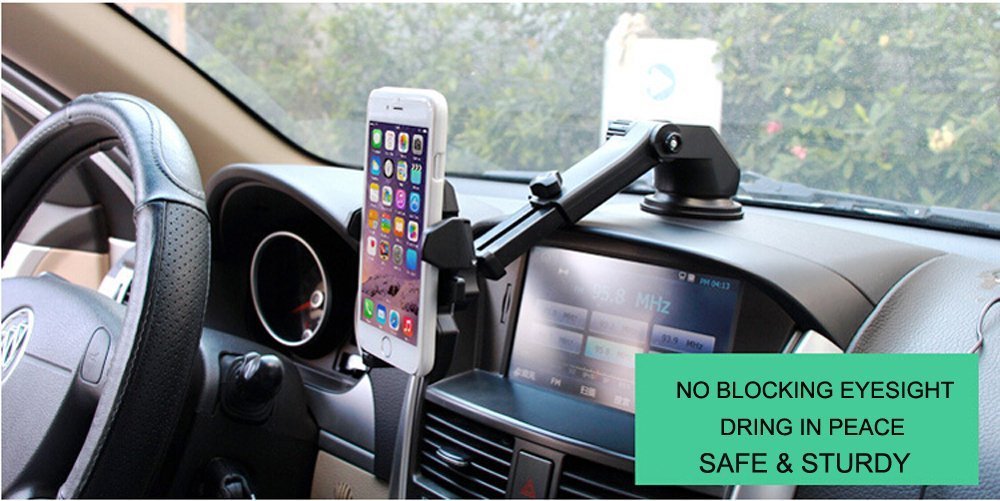 Universal 360º Car Holder Windshield Dashboard Mount Suction Cup For Cell Phone