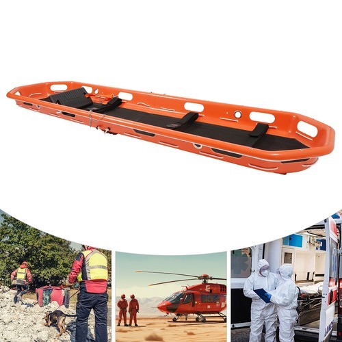270kg/595.25lbs Rescue Basket Stretcher Basket Emergency Stretcher w/ Lift Sling