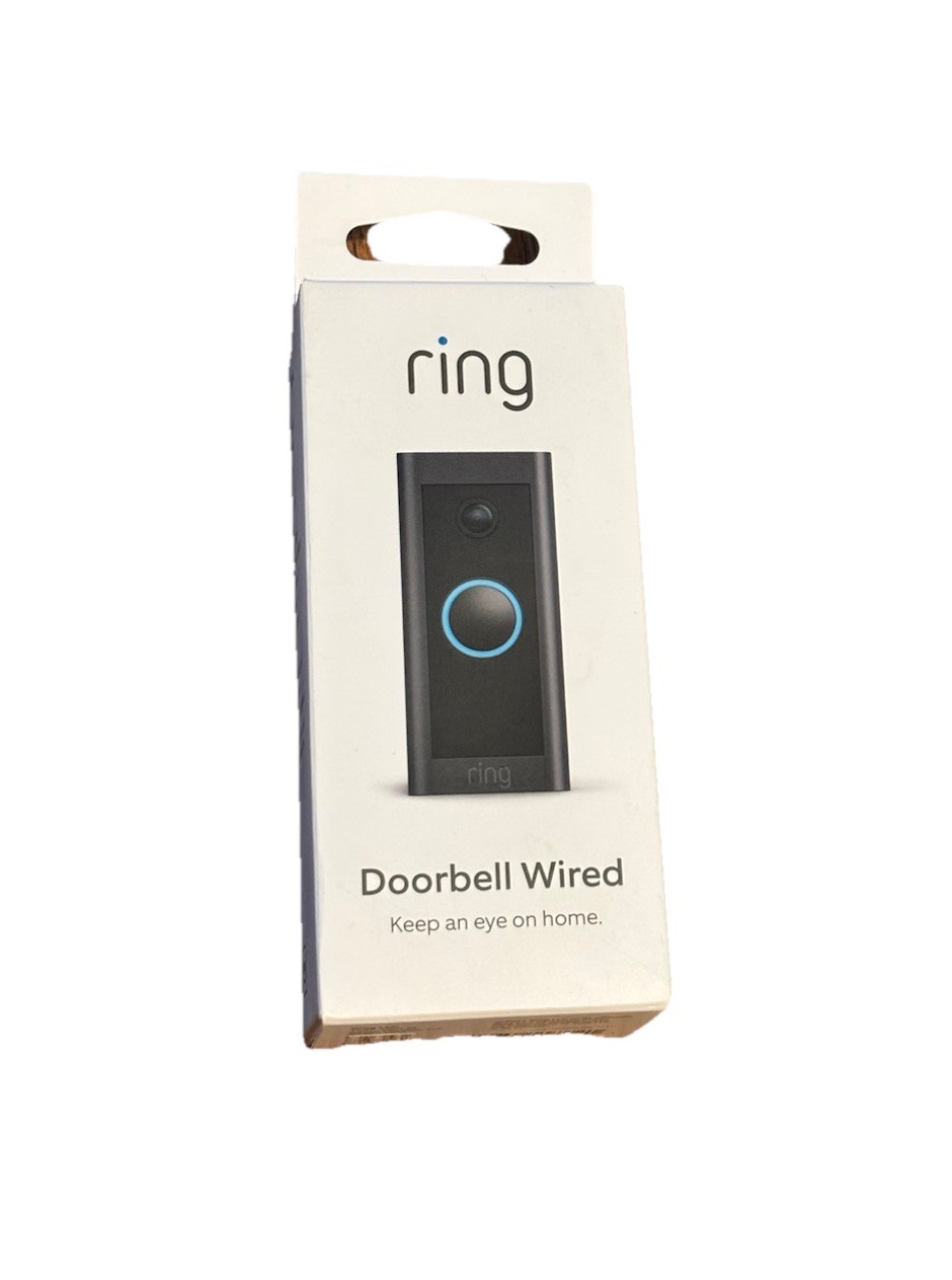 Ring Video Doorbell Wired - Black