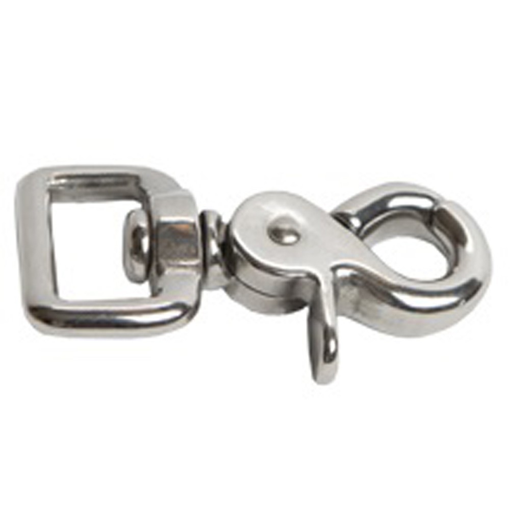 HILASON Heavy-Duty 5/8" Square Eye Trigger Snap Stainless Steel (SS) Rust-Proof