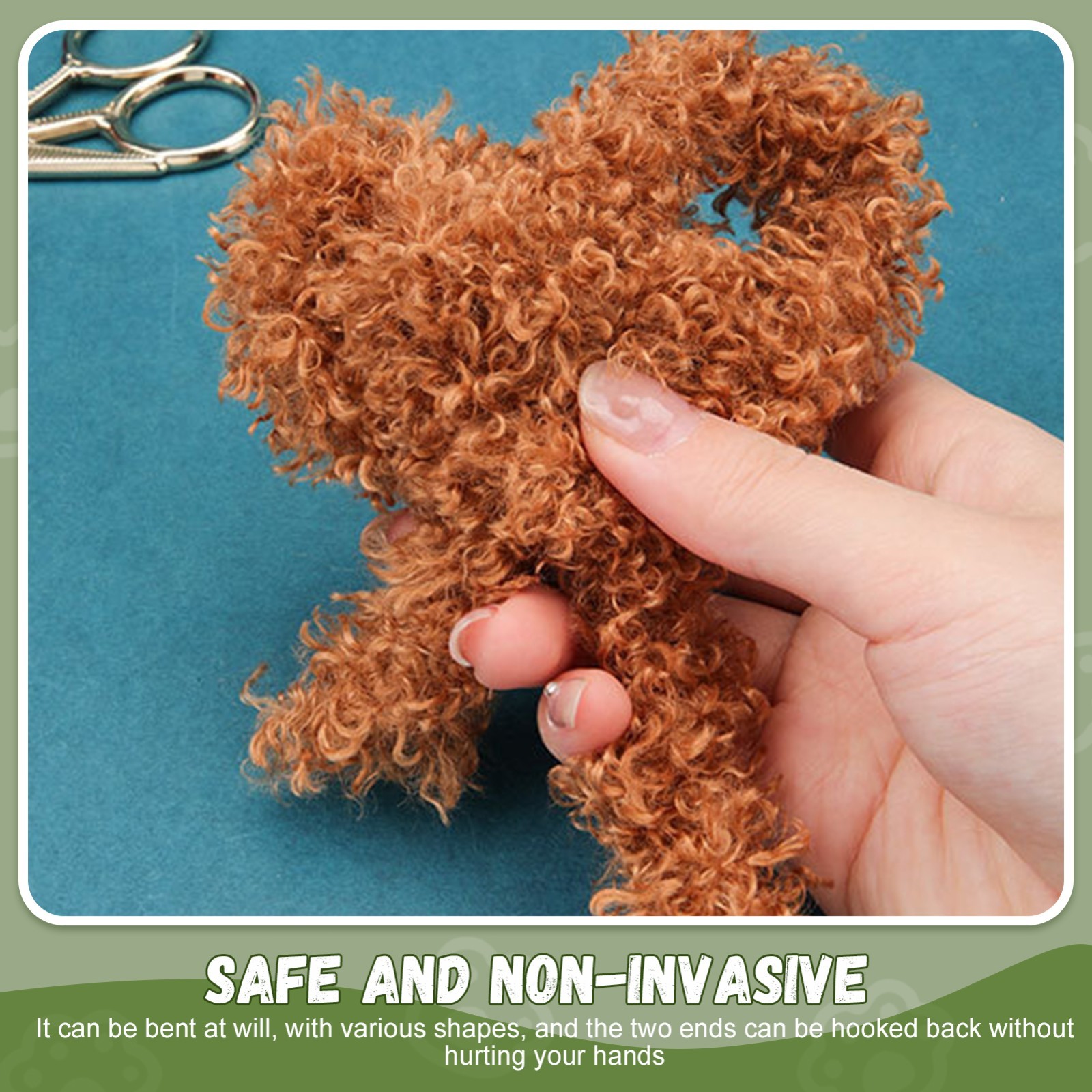 DIY Cute Bear Twist Stick Material Kit Handmade Chenille Stems Craft Set for Kid
