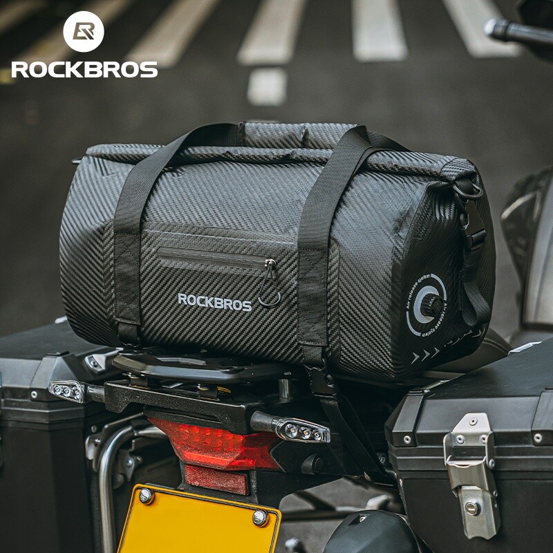 Motorcycle Tail Bag Seat Pack Cycling Travel Rear Carry Luggage Waterproof 60L