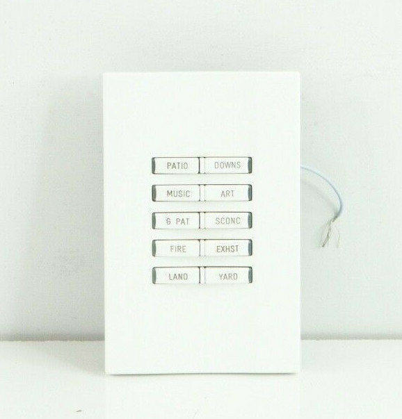 Savant 10-Button KEC Keypad Dimmer (White) SmartLighting Litetouch
