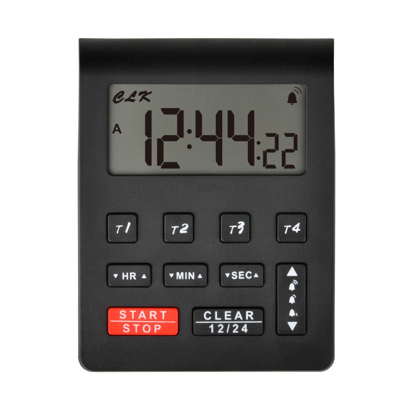 LCD Digital 4-channel Timers Clock Count-up/Count down Buzzer Alert for Cooking
