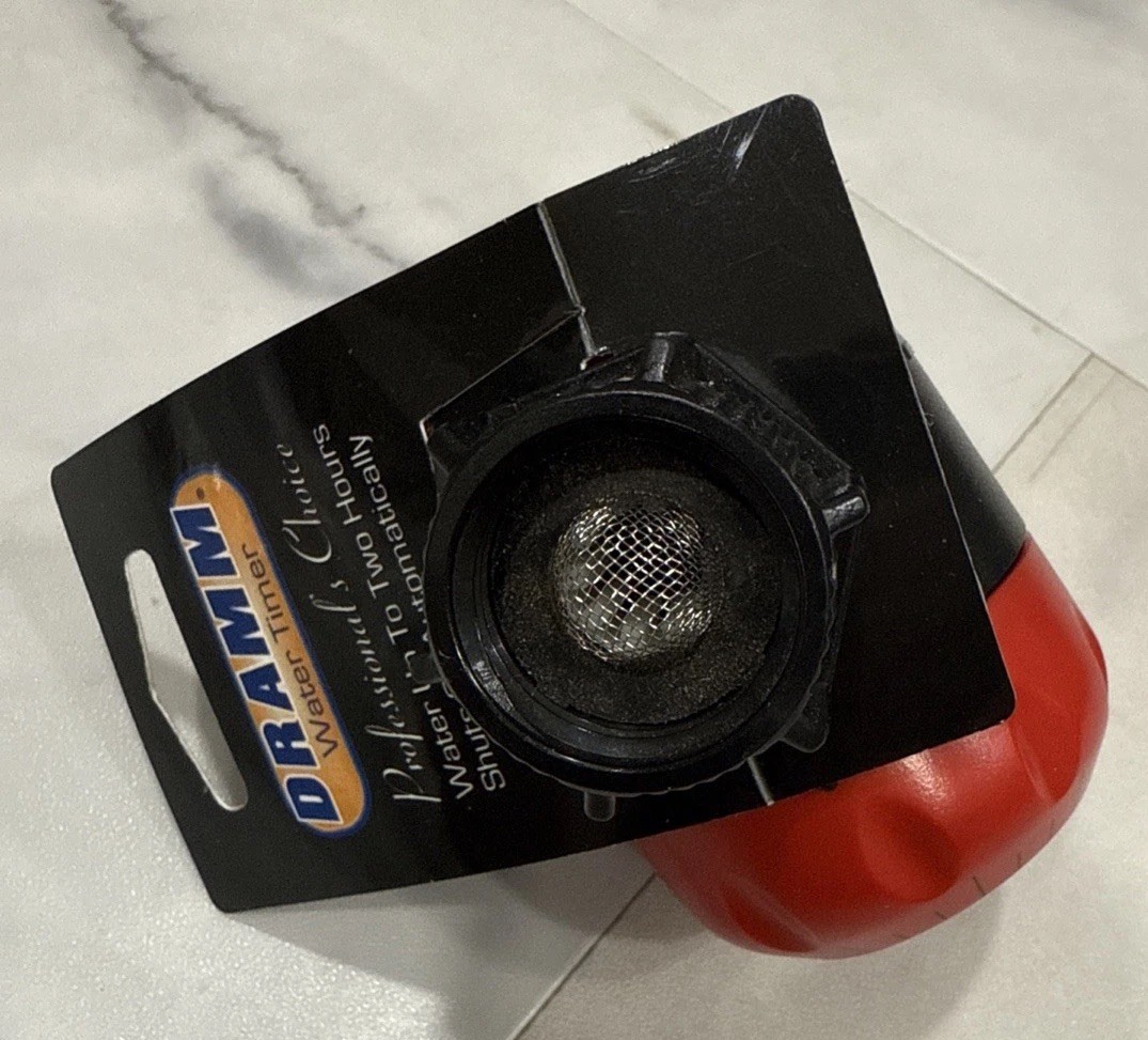 DRAMM COLORSTORM PREMIUM WATER TIMER - Mechanical : Red.