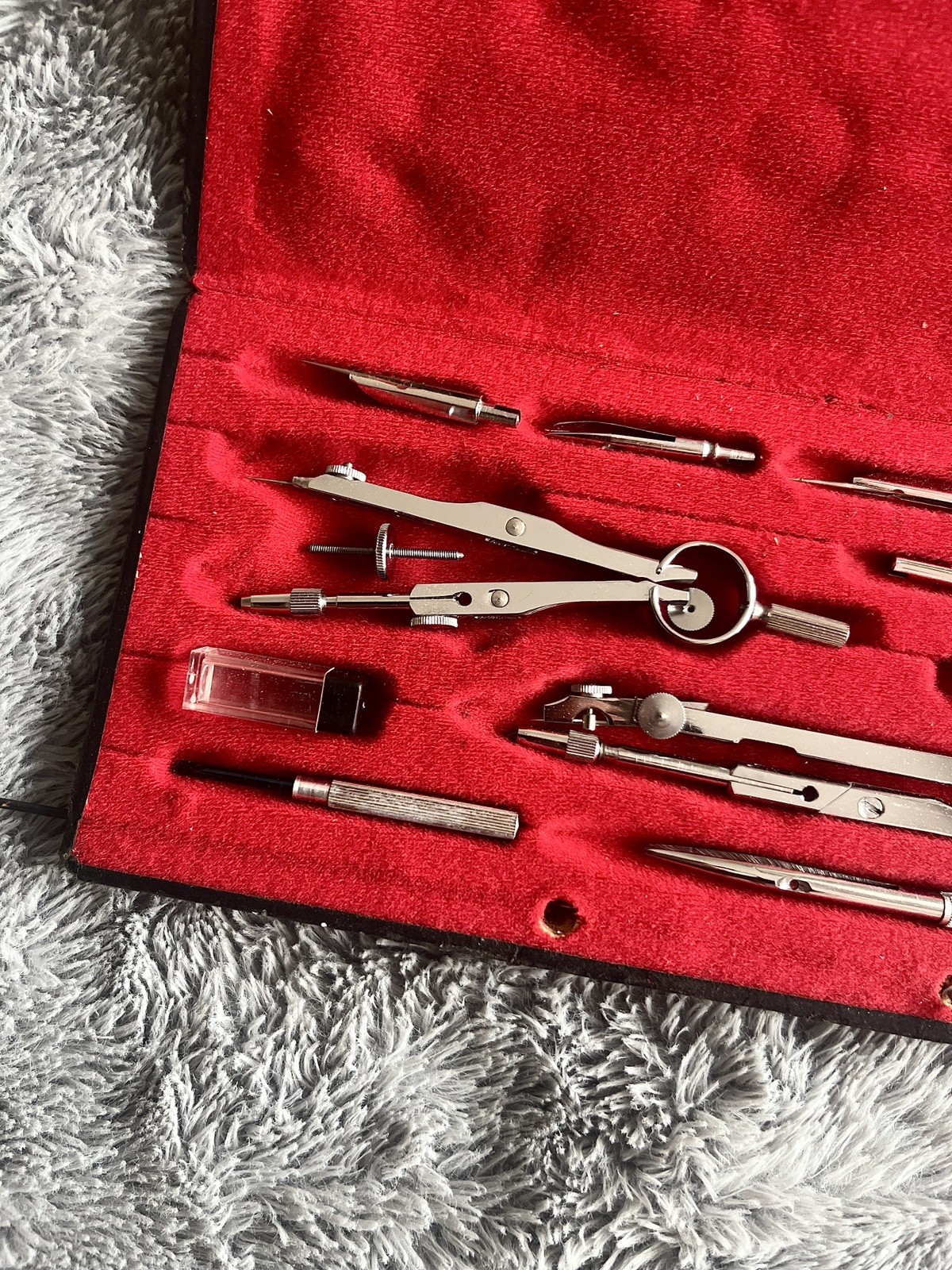 Vintage Technical Drafting Drawing Set