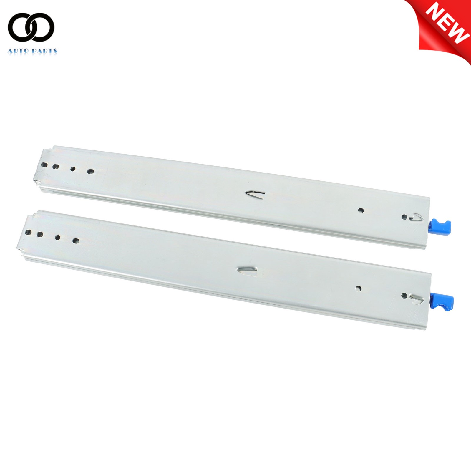 1Pair Heavy Duty Drawer Slides 22" 500 lbs Load Capacity Side Mount Extension