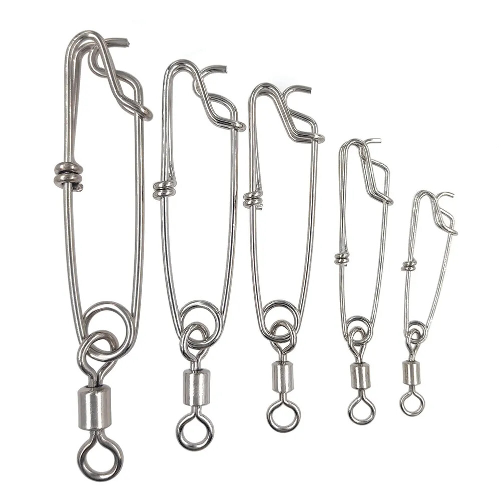 10PCS Long Line Snap Clip Shark Clips Heavy Duty Fishing Snap Swivel Tuna Clip