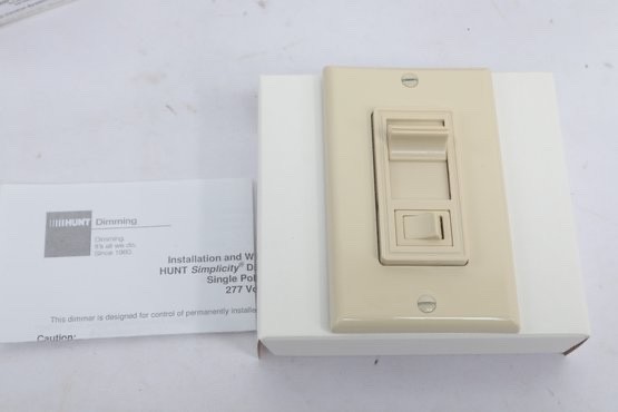 1 Hunt Dimming Switch Model PS-010 Ivory
