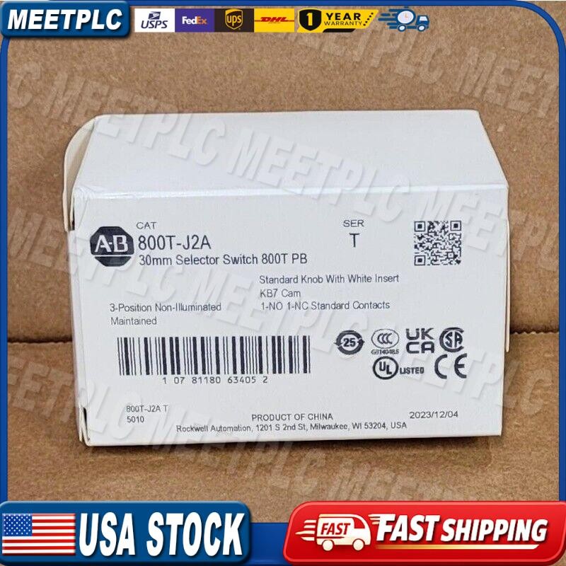 Allen Bradley 800T-J2A 800TJ2A New Sealed Free Shipping  AB