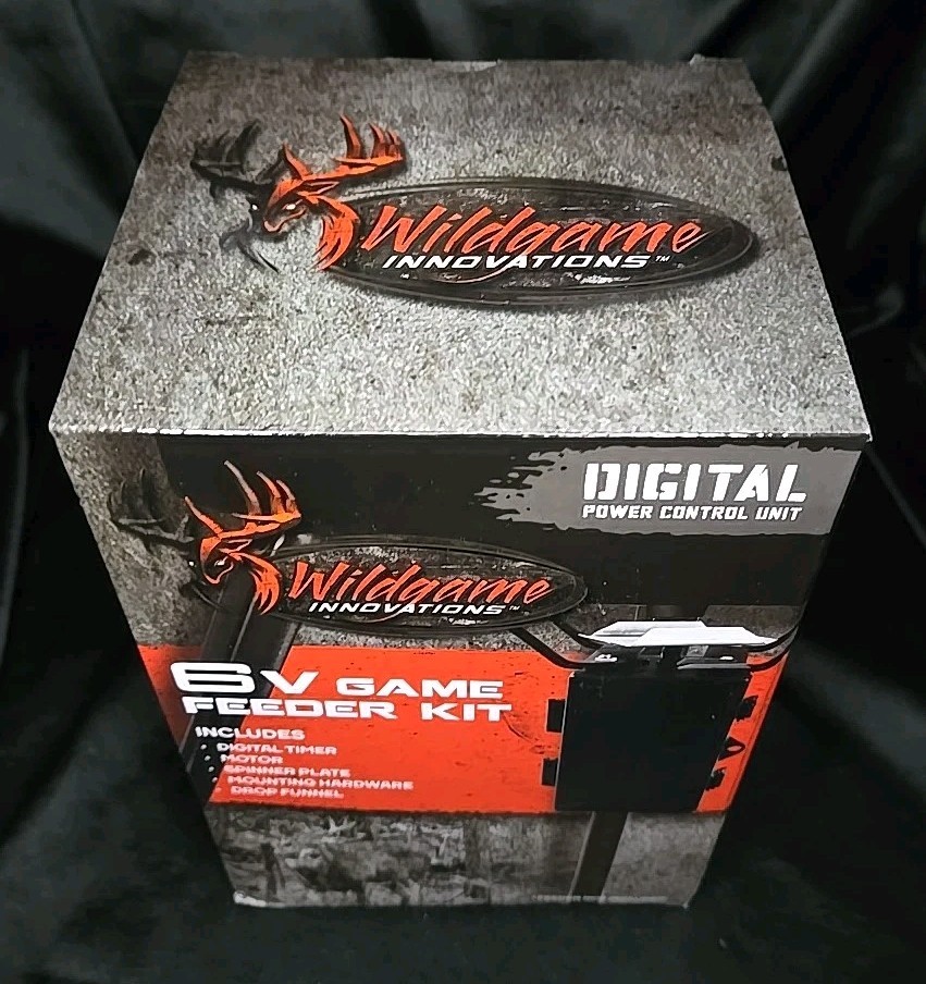Wildgame Innovations 6V Game Feeder Kit Digital Power Control Unit Black