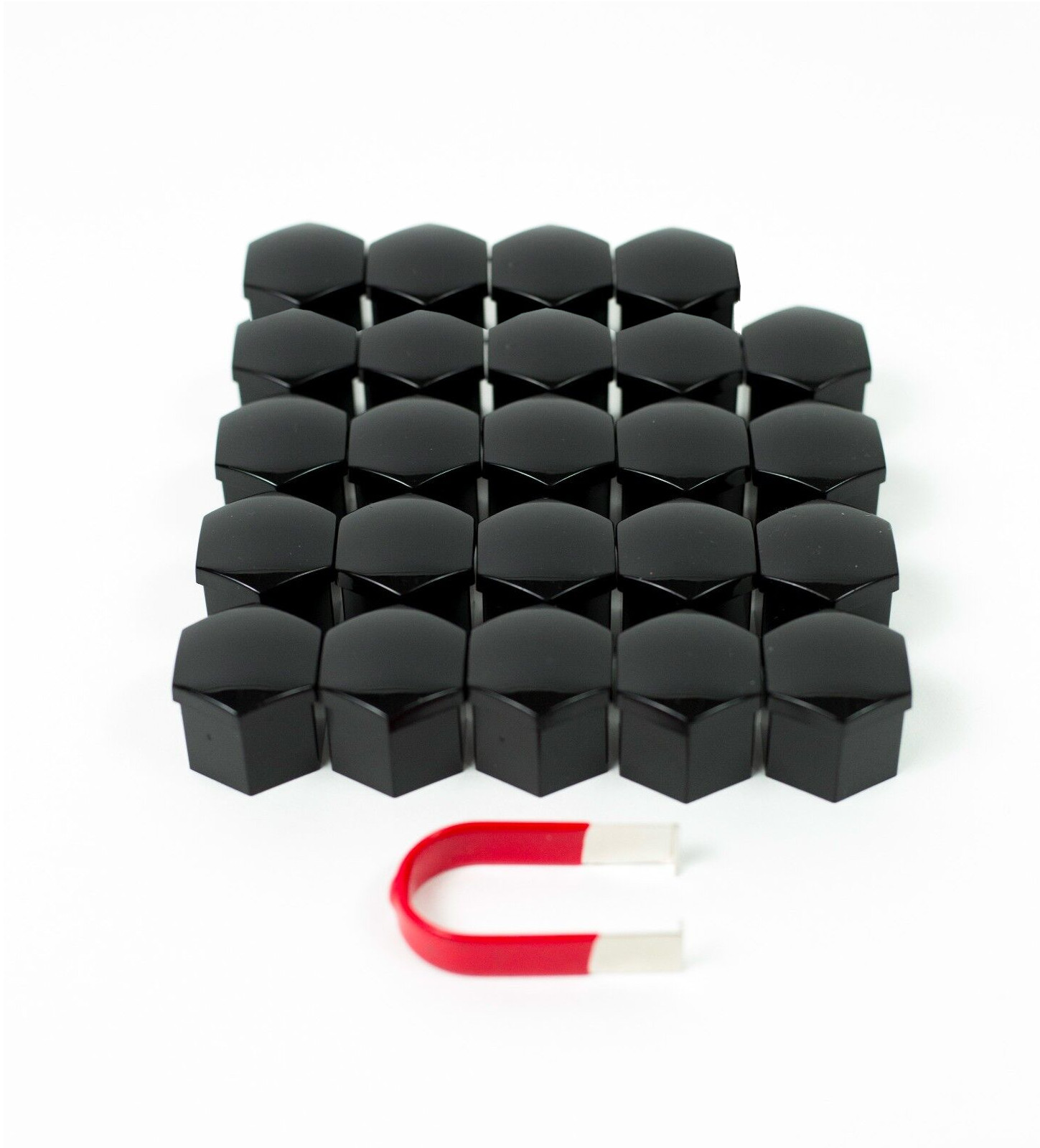 F-150 F150 and Lightning Wheel Nut Covers / Lug Nut Covers  - Glossy Black