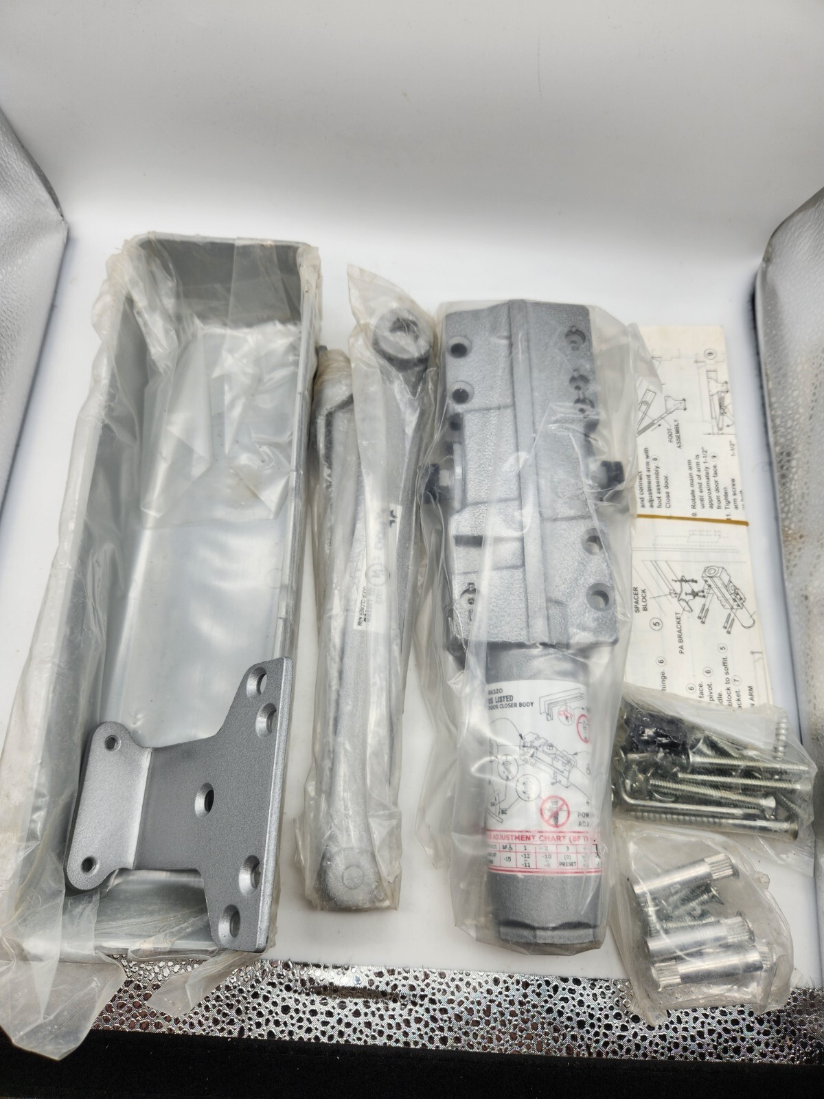 ABILITY ONE 5340-00-NIB-0299 PDQ 7100 SERIES DOOR CLOSER DELAYED ACTION. 49Z733