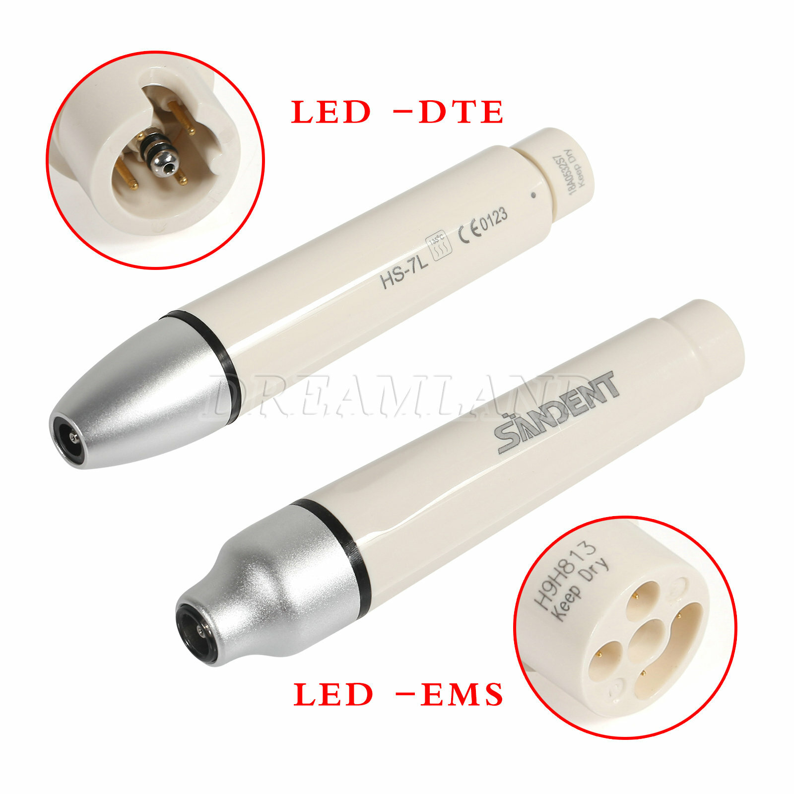 LED Optical dental Ultrasonic scaler Hand Piece fit EMS / DTE SATELEC