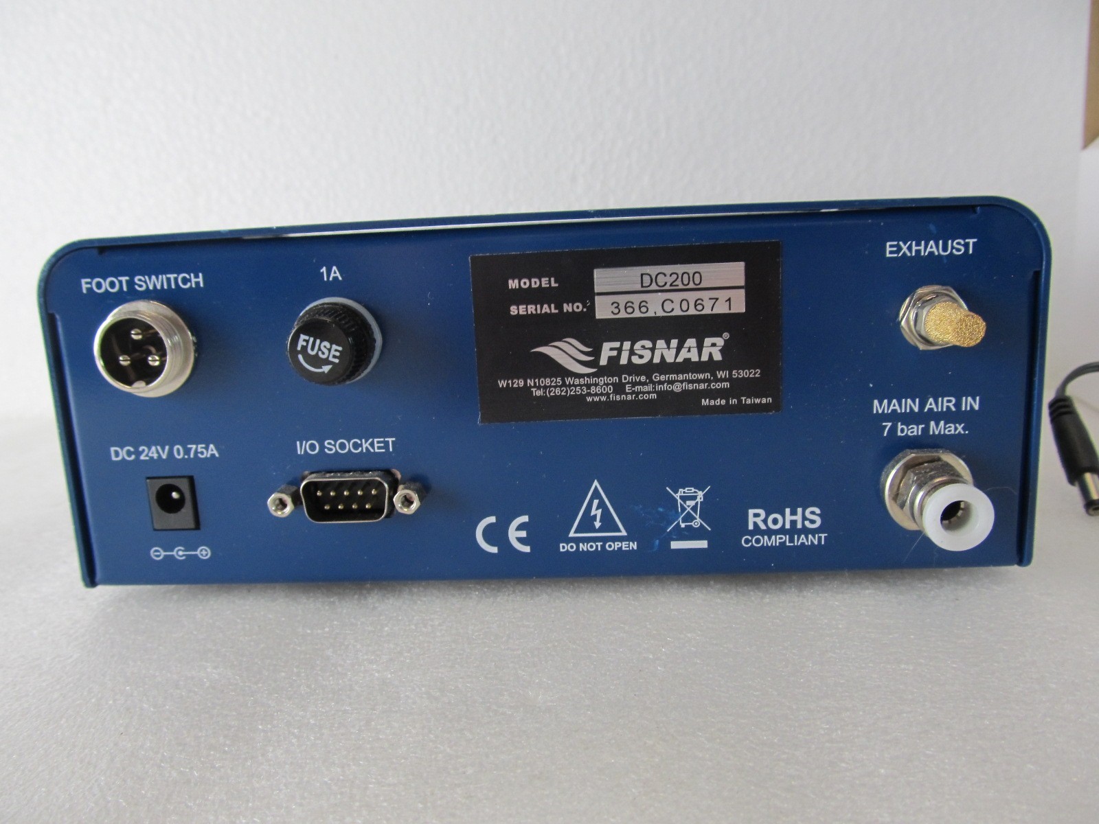 FISNAR DC200 Digital Dispenser w/ Power Adapter