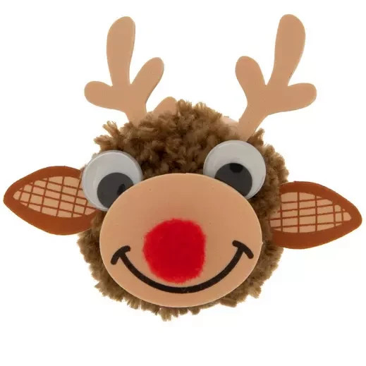 Reindeer Pom Pom Craft Kit makes 4