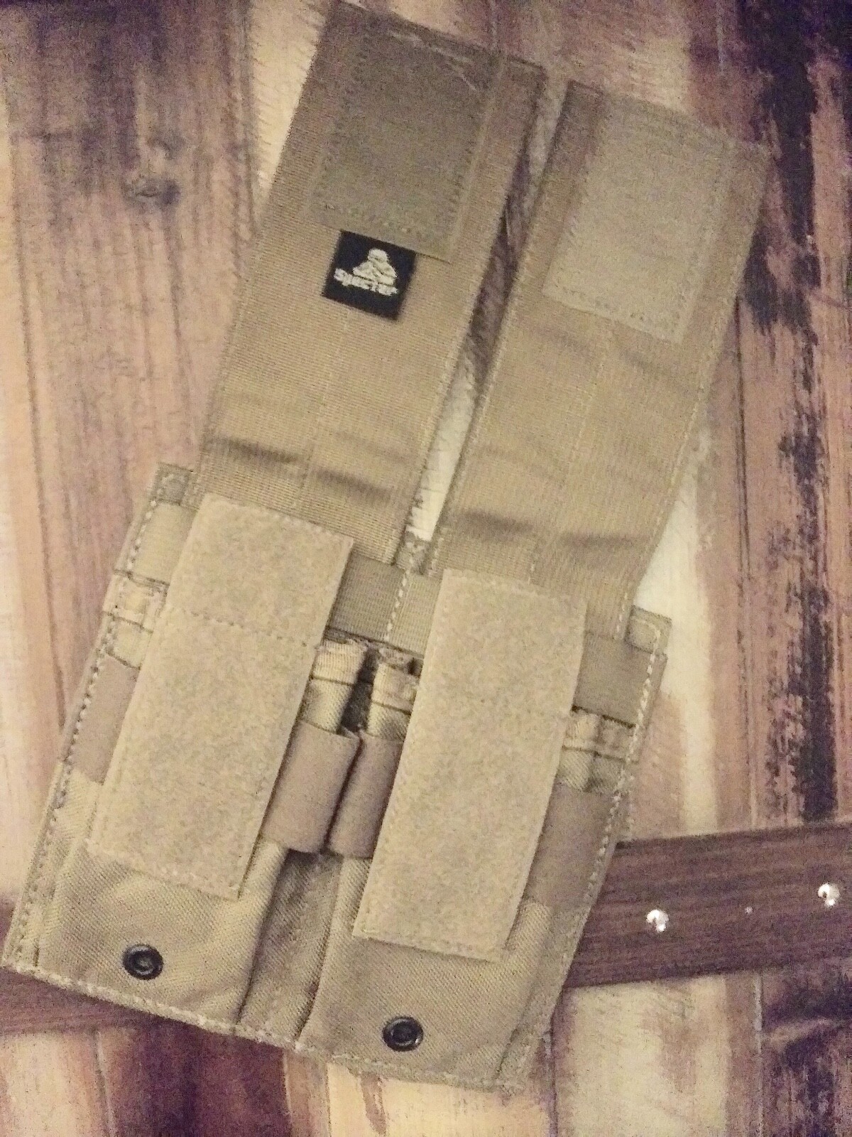 NEW USMC 2 Mag Coyote brown TWO magazine ammo pouch molle full battle FBSE USA
