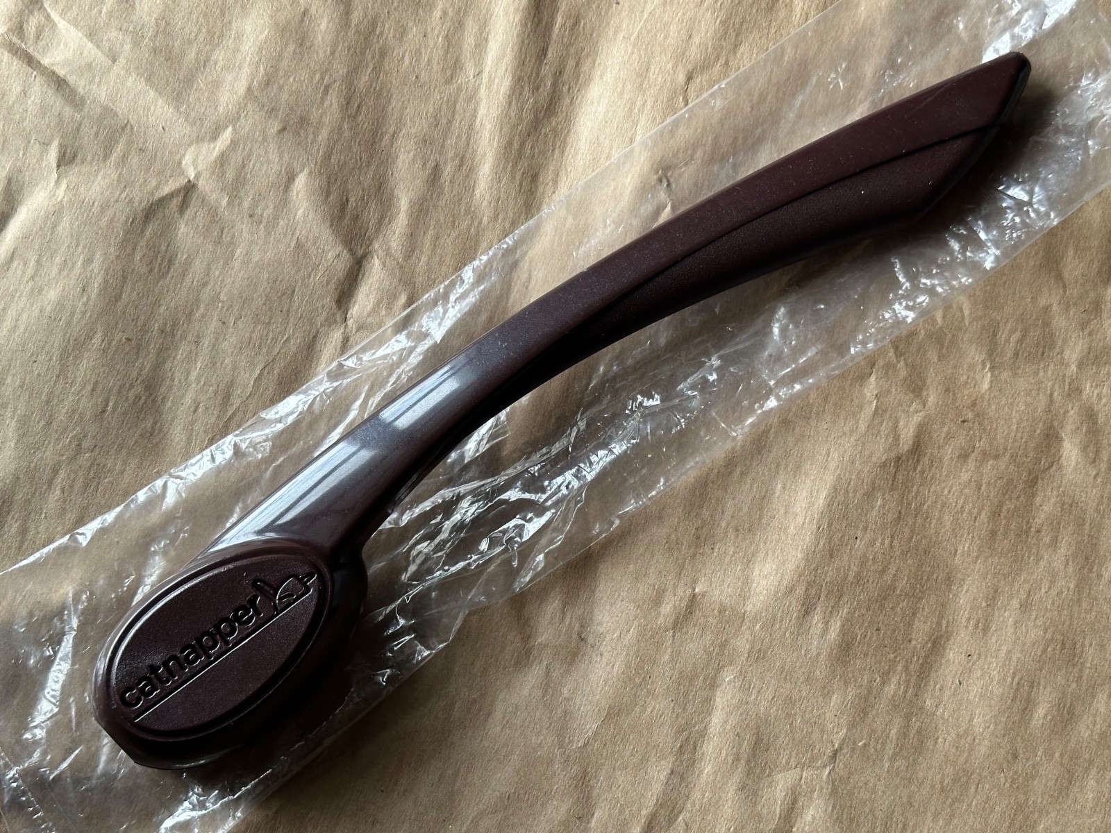 Recliner Handle Lever Style Brown Color w 5/8 Inch Hole Catnapper Brand