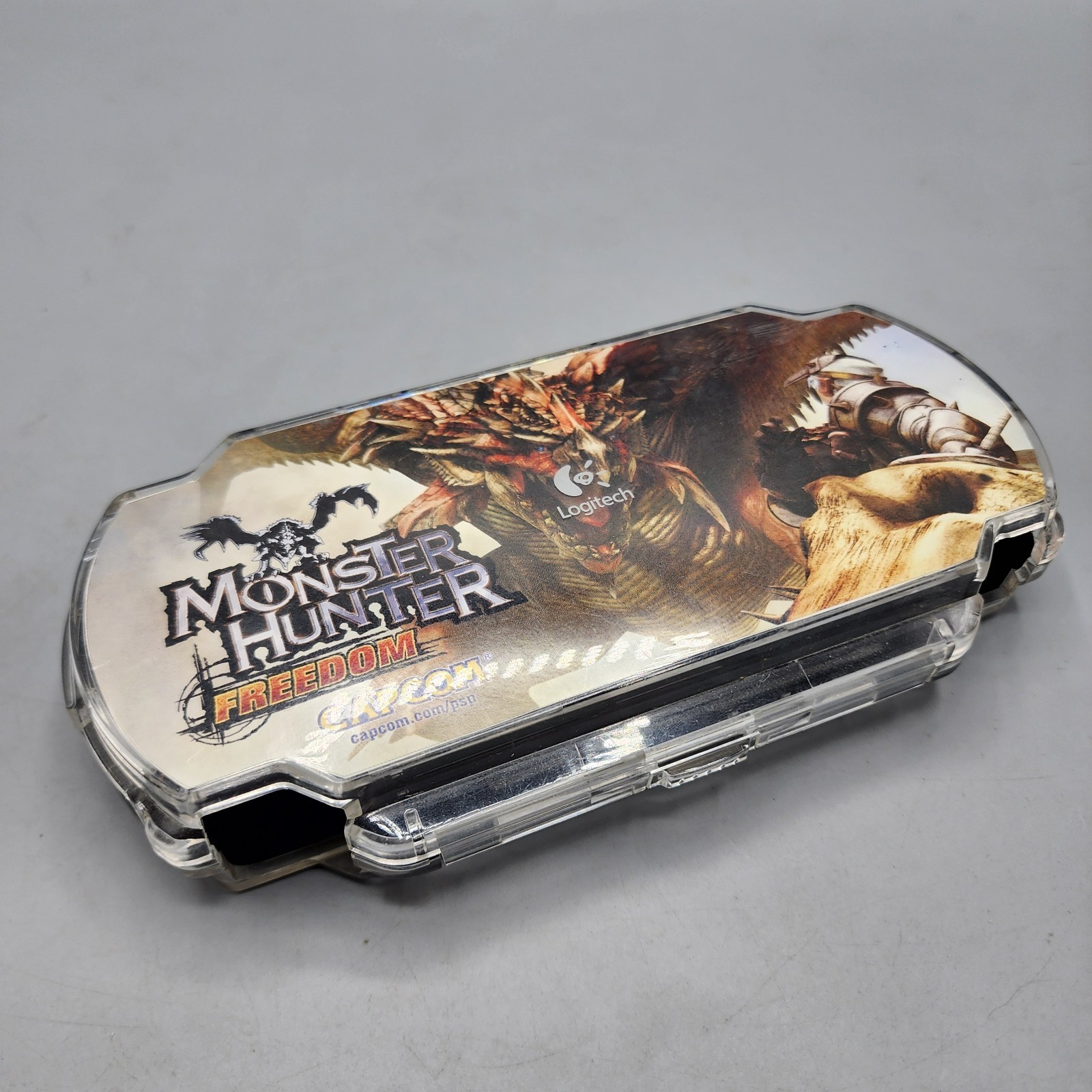 Monster Hunter Freedom PSP Logitech Case Skin + Logitech Case