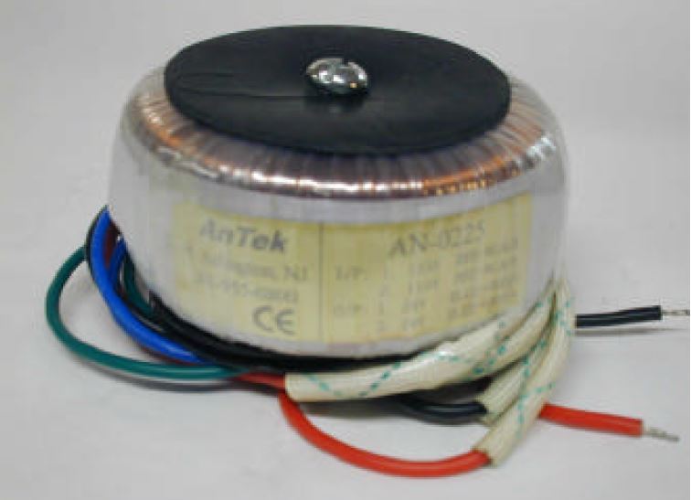 50VA at 5V 10A - 10VCT Toroidal Power Transformer  Antek AS-0505