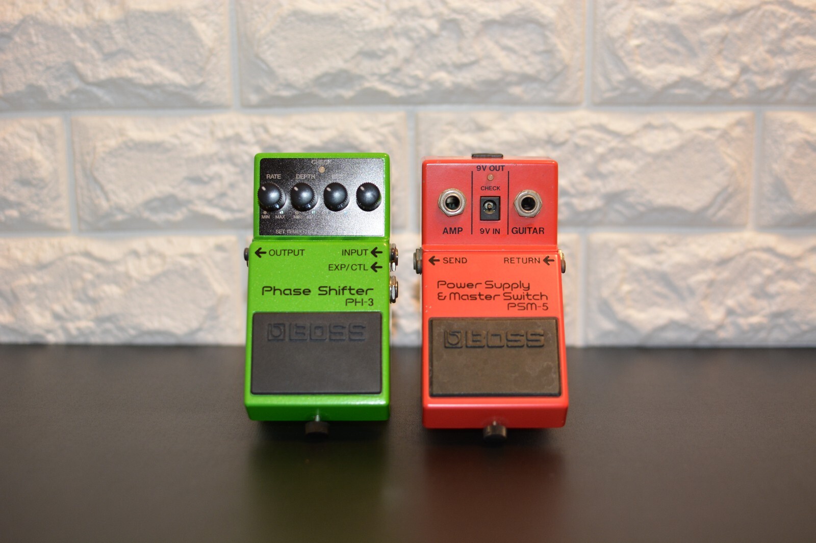 BOSS PH-3 Phaser Guitar Effect Pedal + PSM-5 Power Supply & Mixer Bundle Japan