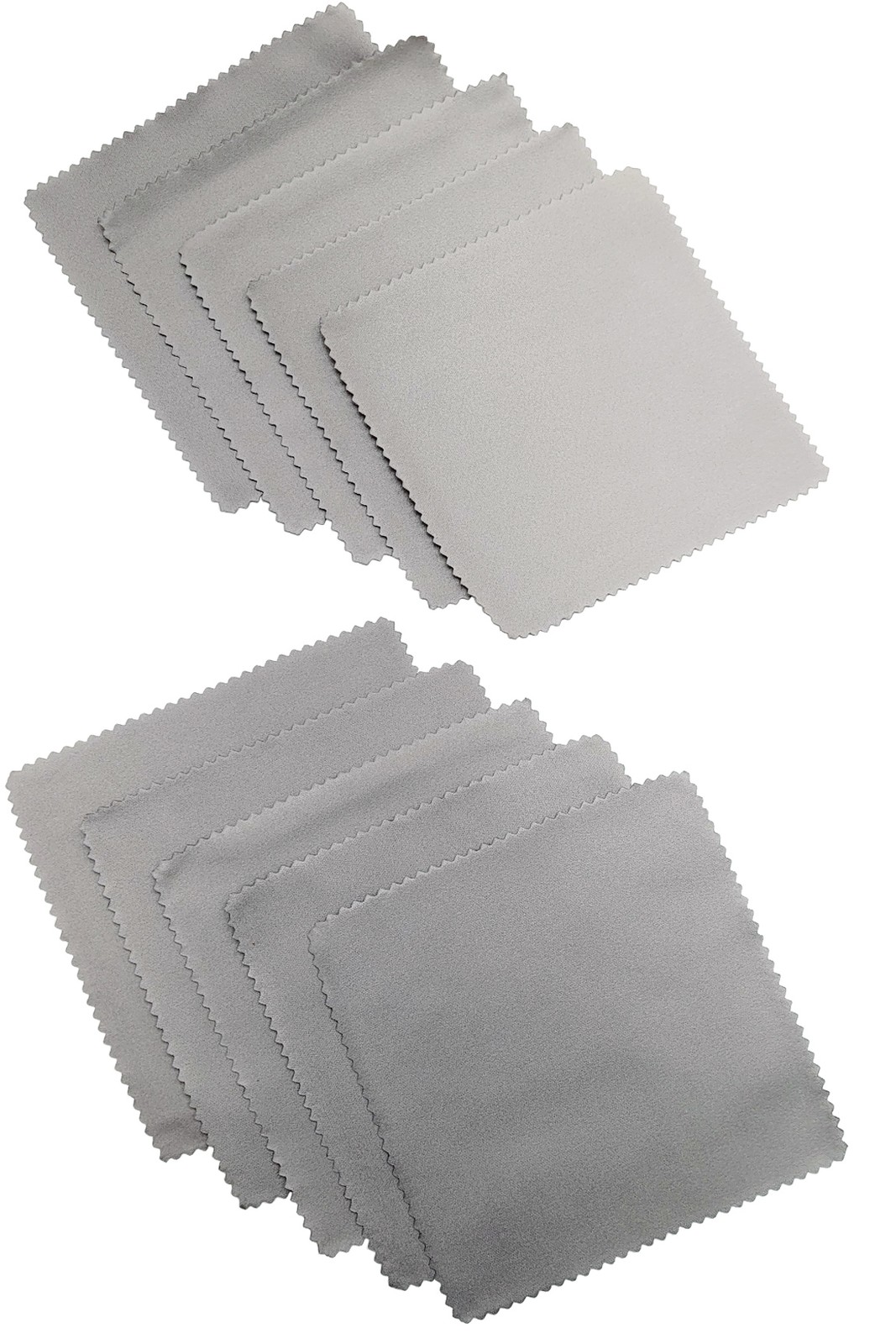 10-Pack Simply Good Premium Grade Microfiber Eyeglass Cleaning Cloths - 6 x 6