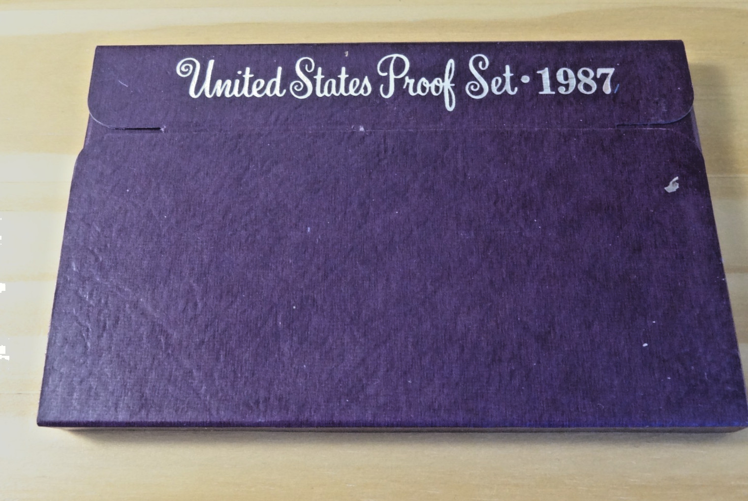 1987 and 1991 US Mint Proof sets with boxes and product card