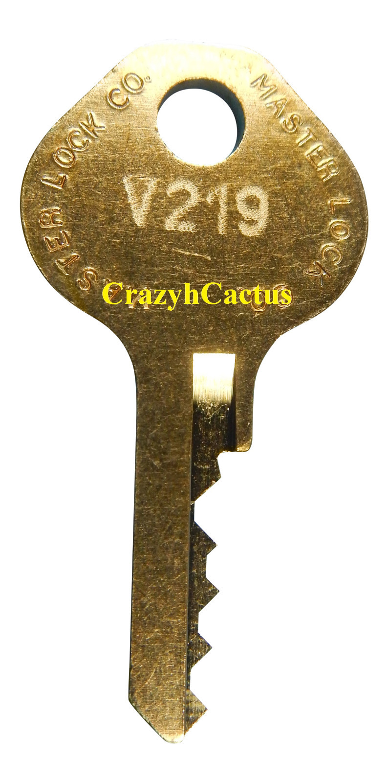 Master Lock Padlock 1525 1585 2010 2076 Control Key OEM Original Master Key V219