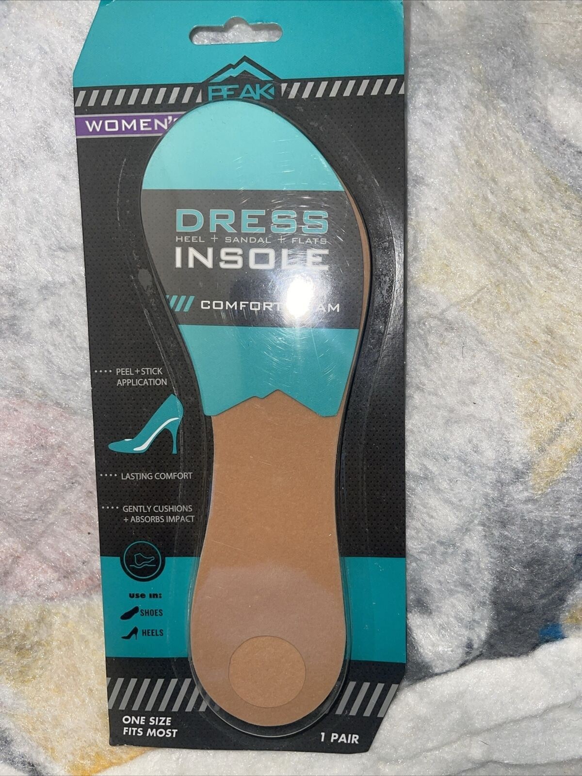 PEAK Women's Dress Insoles Comfort Foam Heel Sandal Flats Shoes Mm11