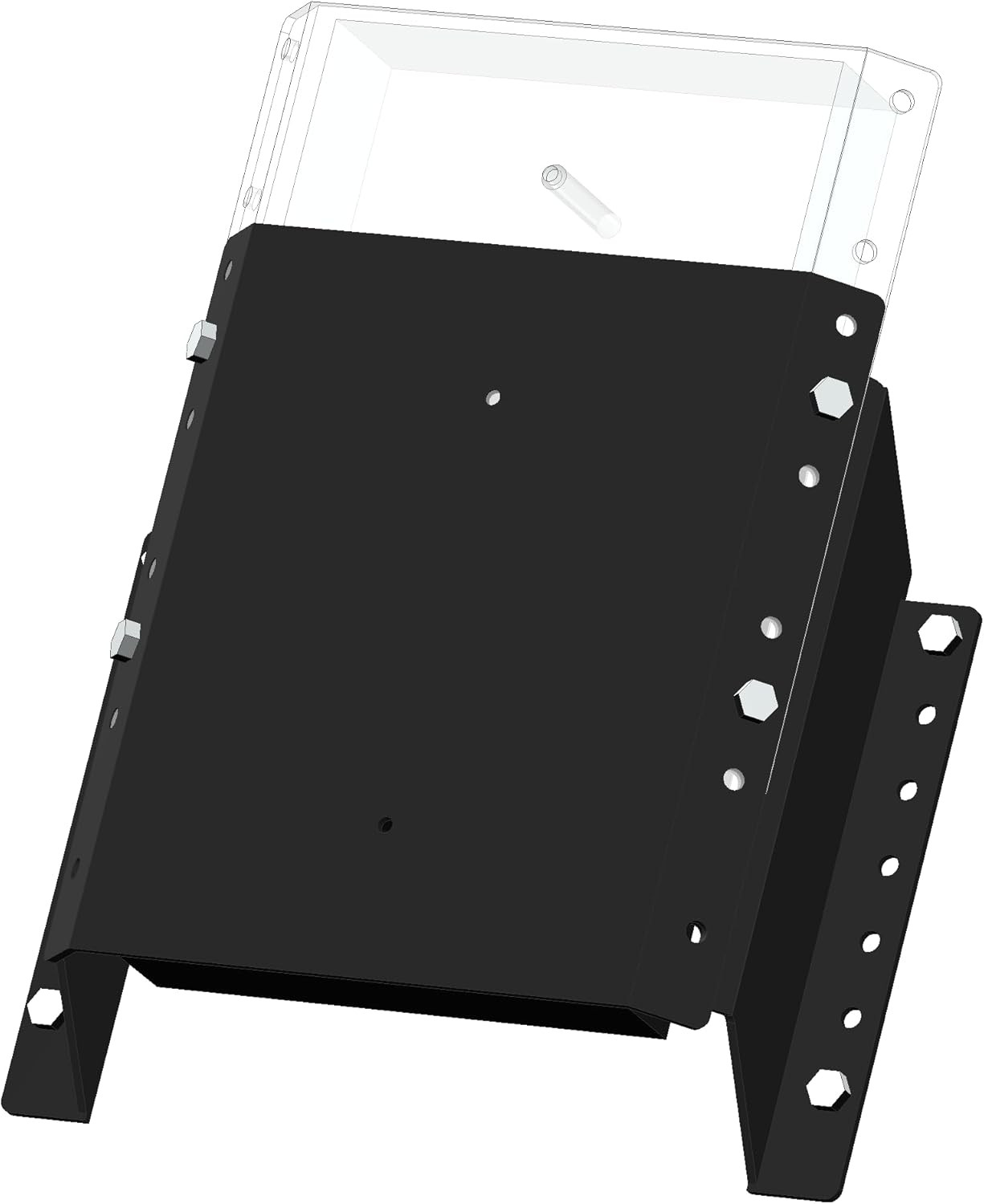 MJ-1-DP 4'' Setback Adjustable Jack Plate for Outboard Engines up to 35HP