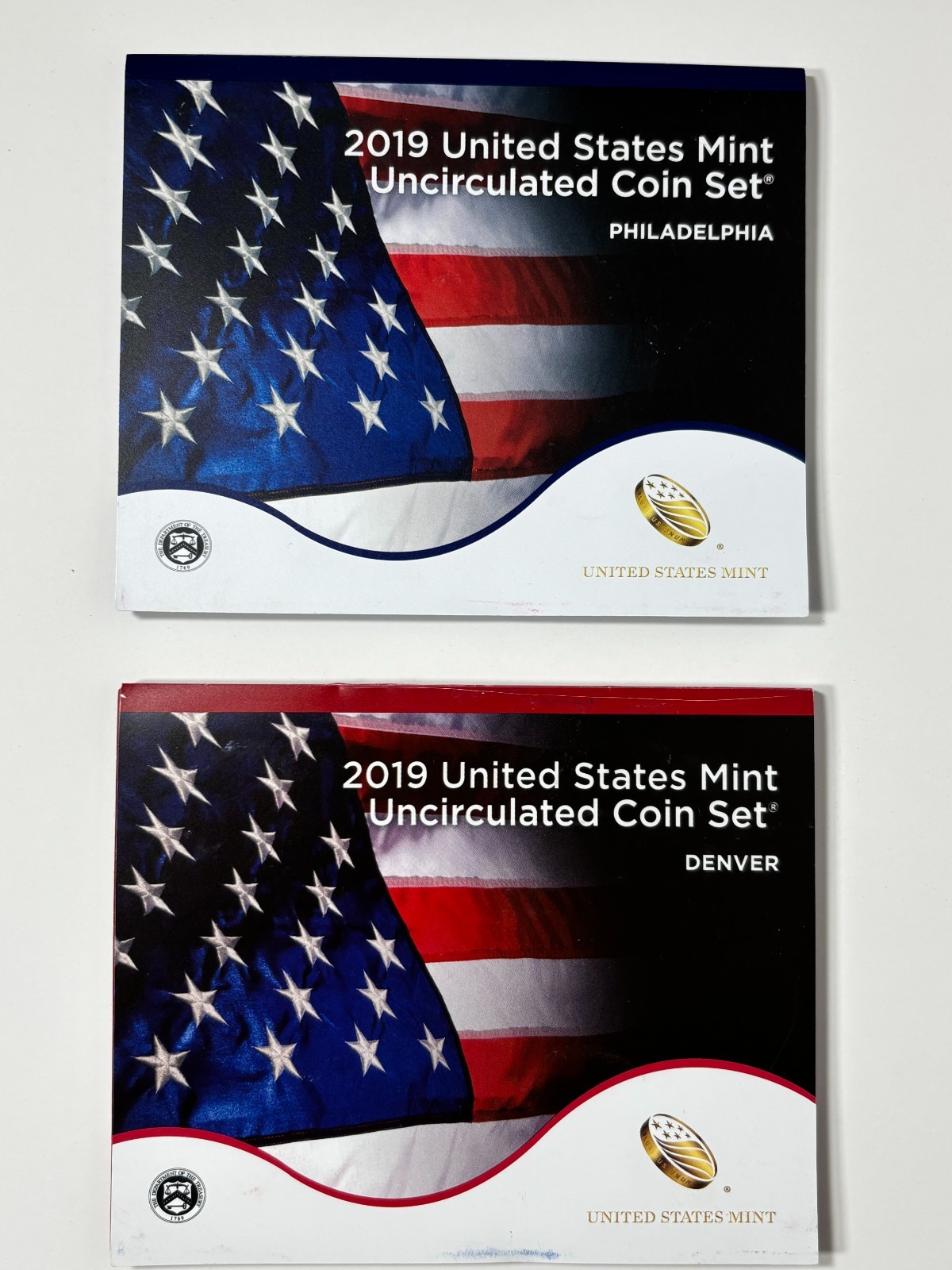 2019 United States Uncirculated Mint Coin Set P & D   20 Coins Nice!