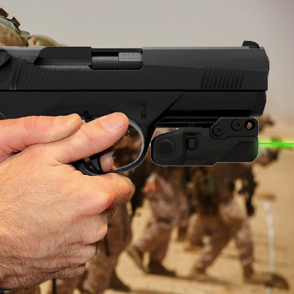Laspur Sub Compact Rail Mount Laser Sight, Magnetic Touch Rechargeable Battery