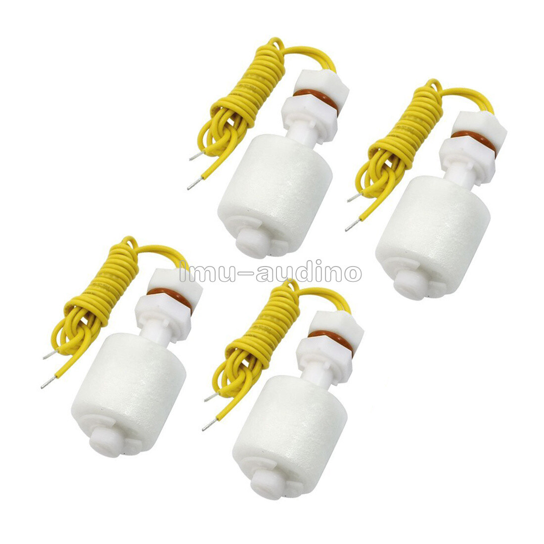 5 PCS Horizontal PP Float Switch Down 52mm Liquid Water Level Sensor