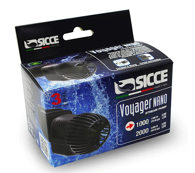 Sicce Voyager Nano Stream 1000 - 270 GPH  Circulation Aquarium Water Pump