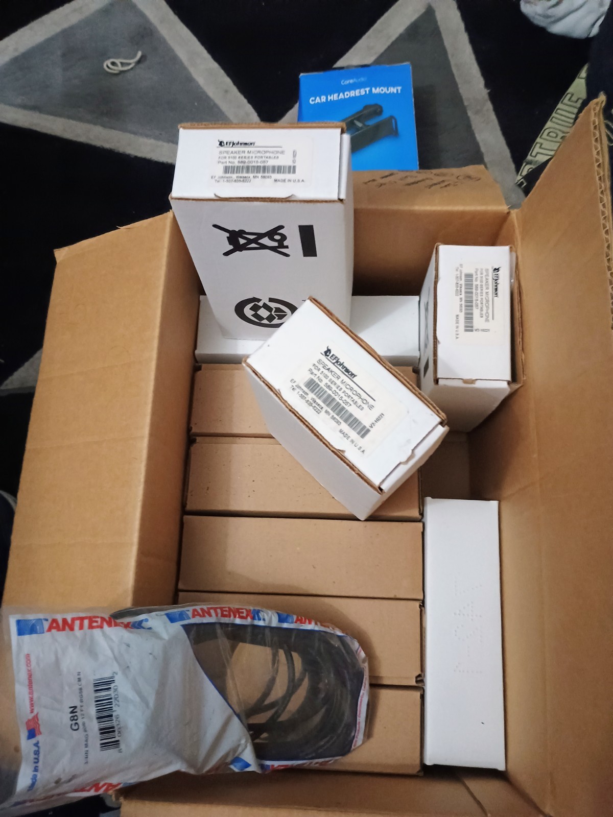 EF Johnson Remote Speaker Mic, Public Safety, NEW, 589-3600-05625