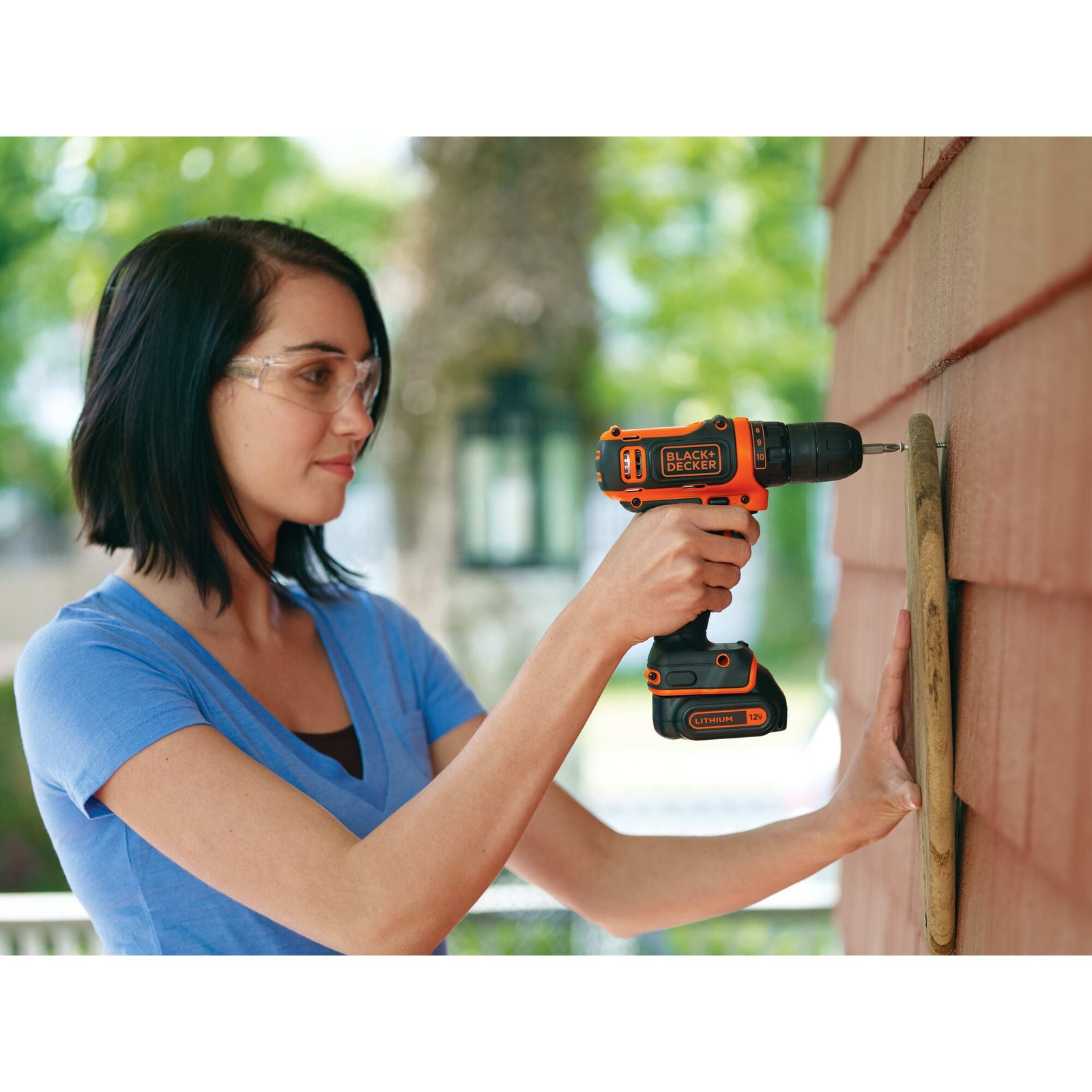 BLACK+DECKER 12v Max* Lithium Ion Drill/Driver Project Kit - BDCDD12PK