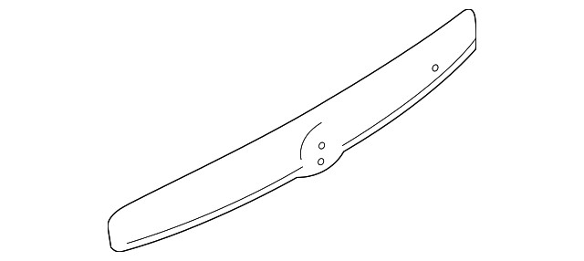 Genuine Nissan Lift-Gate Finish Panel 90810-3VY7H