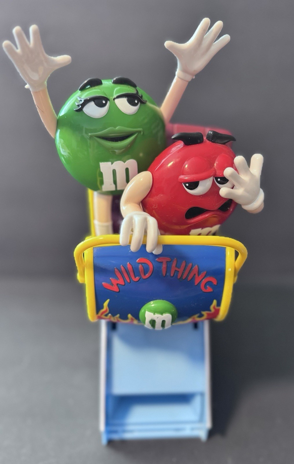 M&M's Wild Thing Roller Coaster Candy Dispenser Limited Edition Vintage MMs M&M