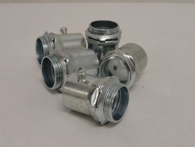 208861 New-No Box; Industry-Std 52AU94 Lot-5; Set Screw Connector; 1" EMT