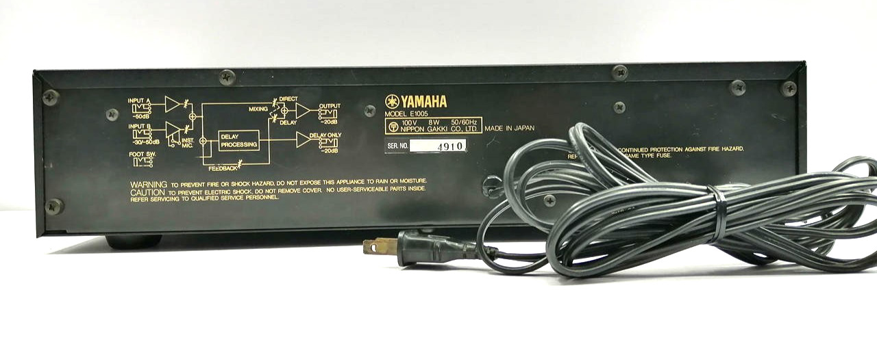 YAMAHA Analog Delay Guitar Effect Rack Unit AC100V