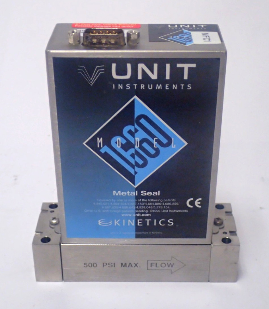 UNIT INSTRUMENTS UFC-1660 MASS FLOW CONTROLLER HBr, BCL3, C12. SELLING LOT OF 3