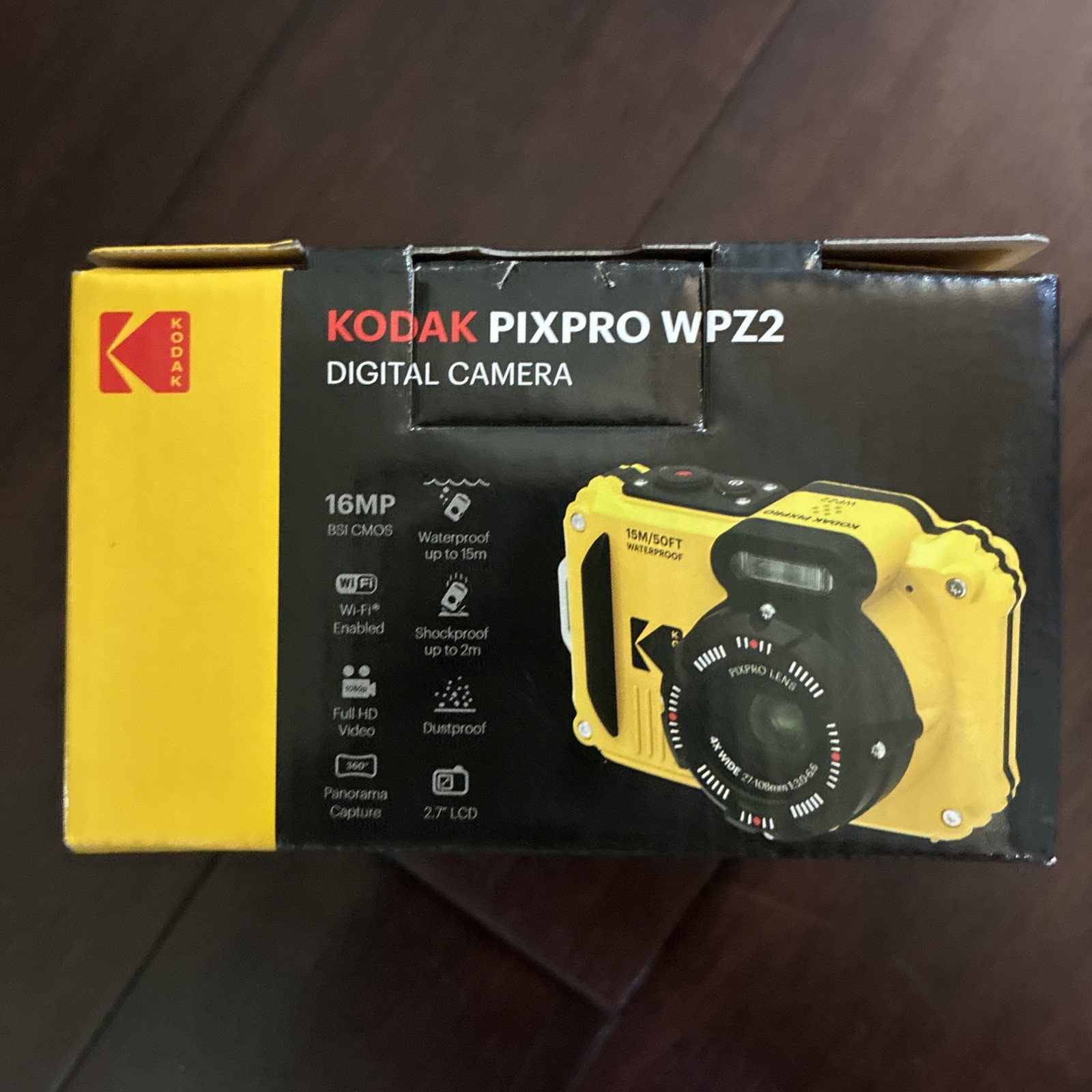Kodak PIXPRO WPZ2 Waterproof Digital Camera - Yellow