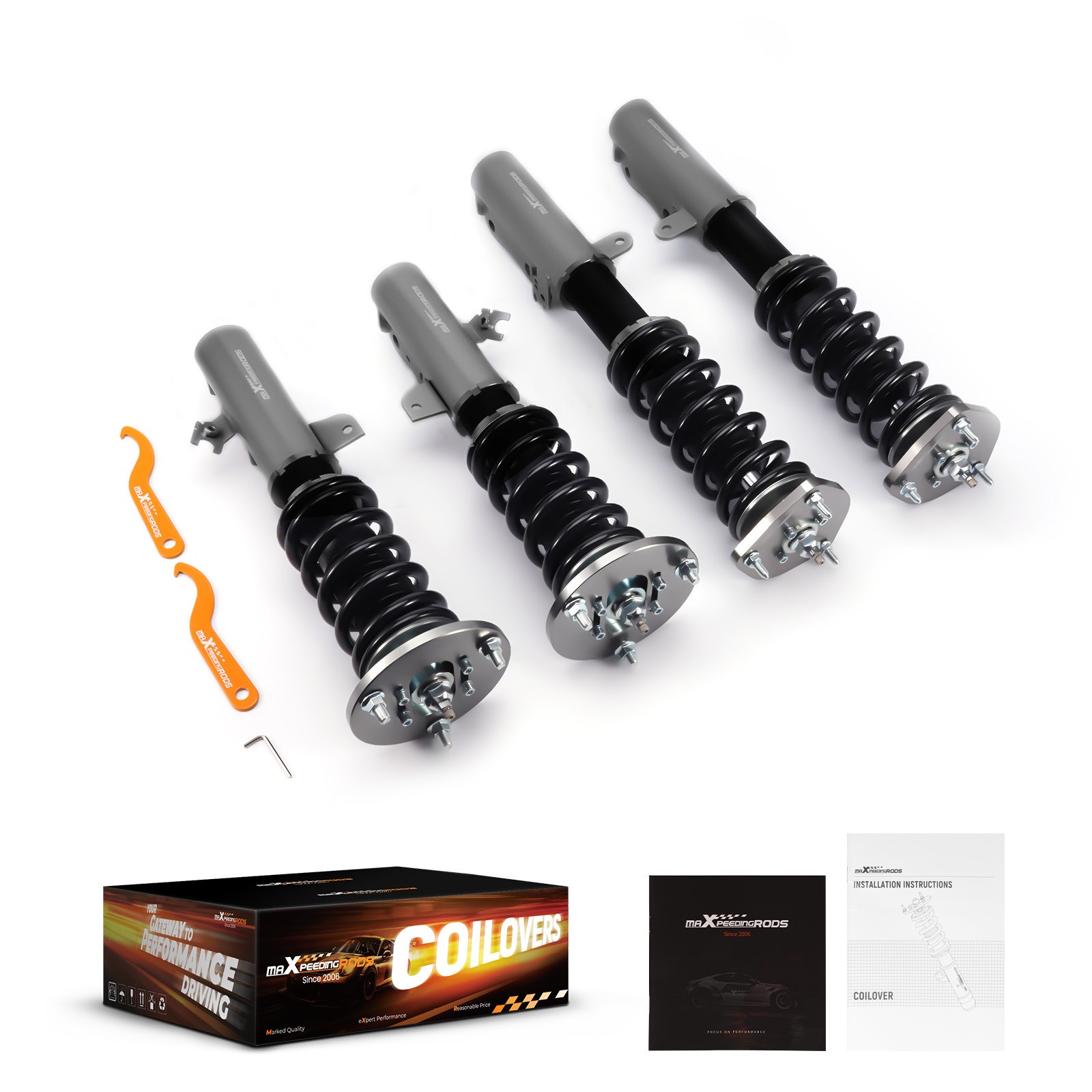 24 Step Damper Adjustable Coilovers Lowering Kit For Toyota Avalon 1995-2003