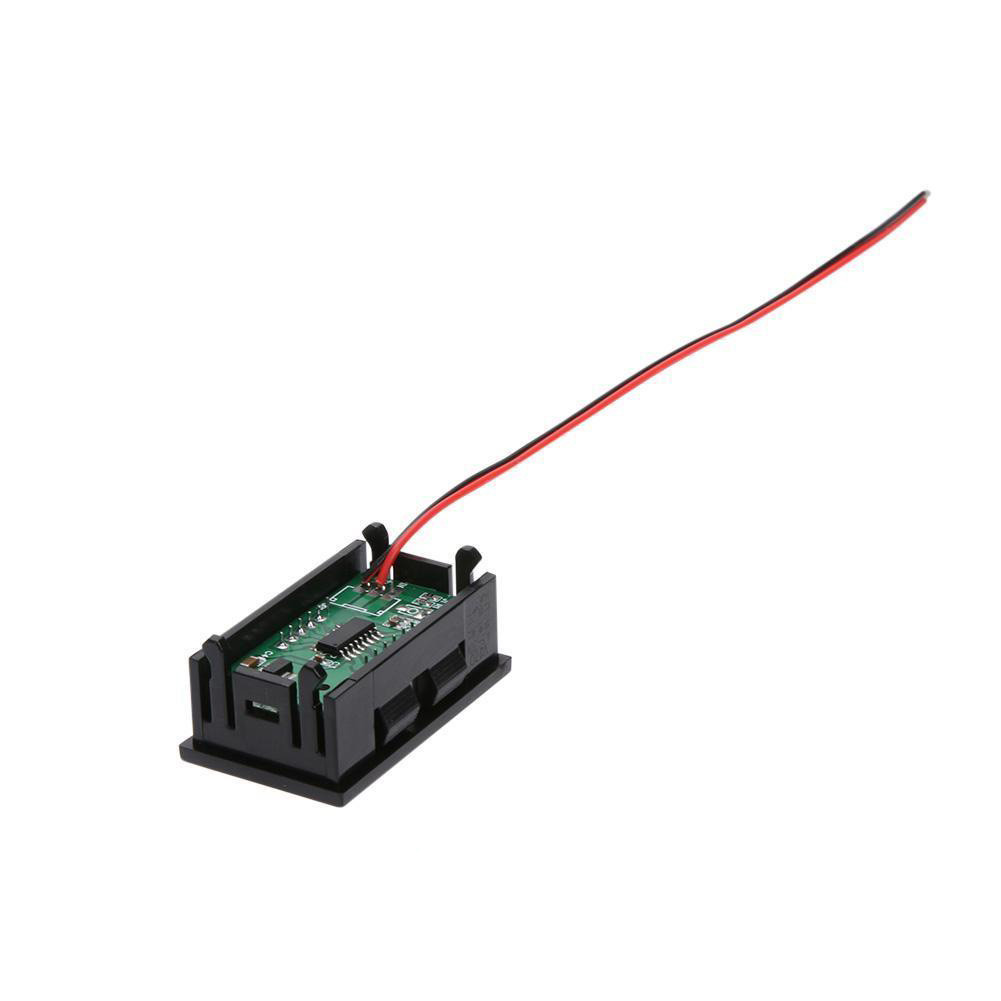 4.5-30V DC Two-Wire 0.56" Red Green Blue Panel Mount Digital Voltage Voltmeter