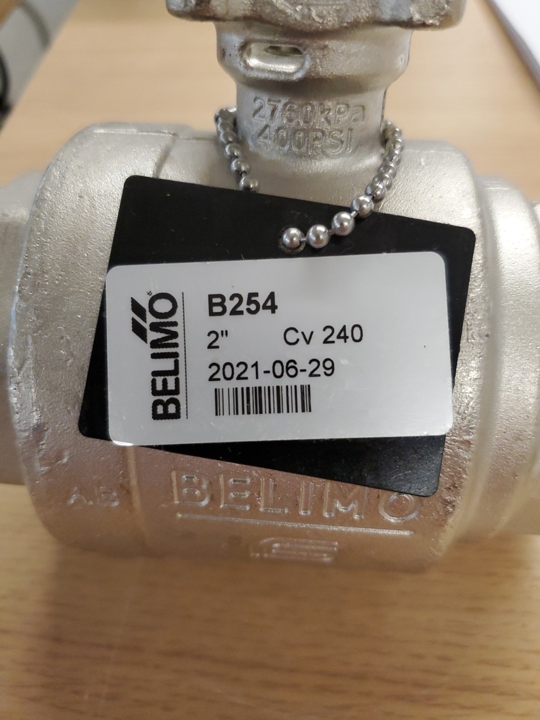BELIMO B254 2" Stainless CCV Valve