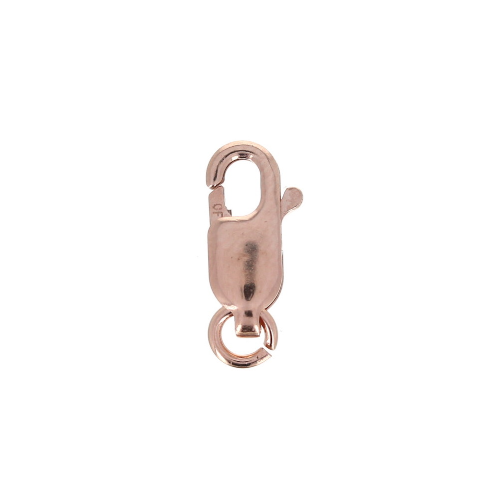 5pc, Rose Gold Filled Lobster Clasp, Pink Rose Gold Filled Lobster Clasps, 10mm