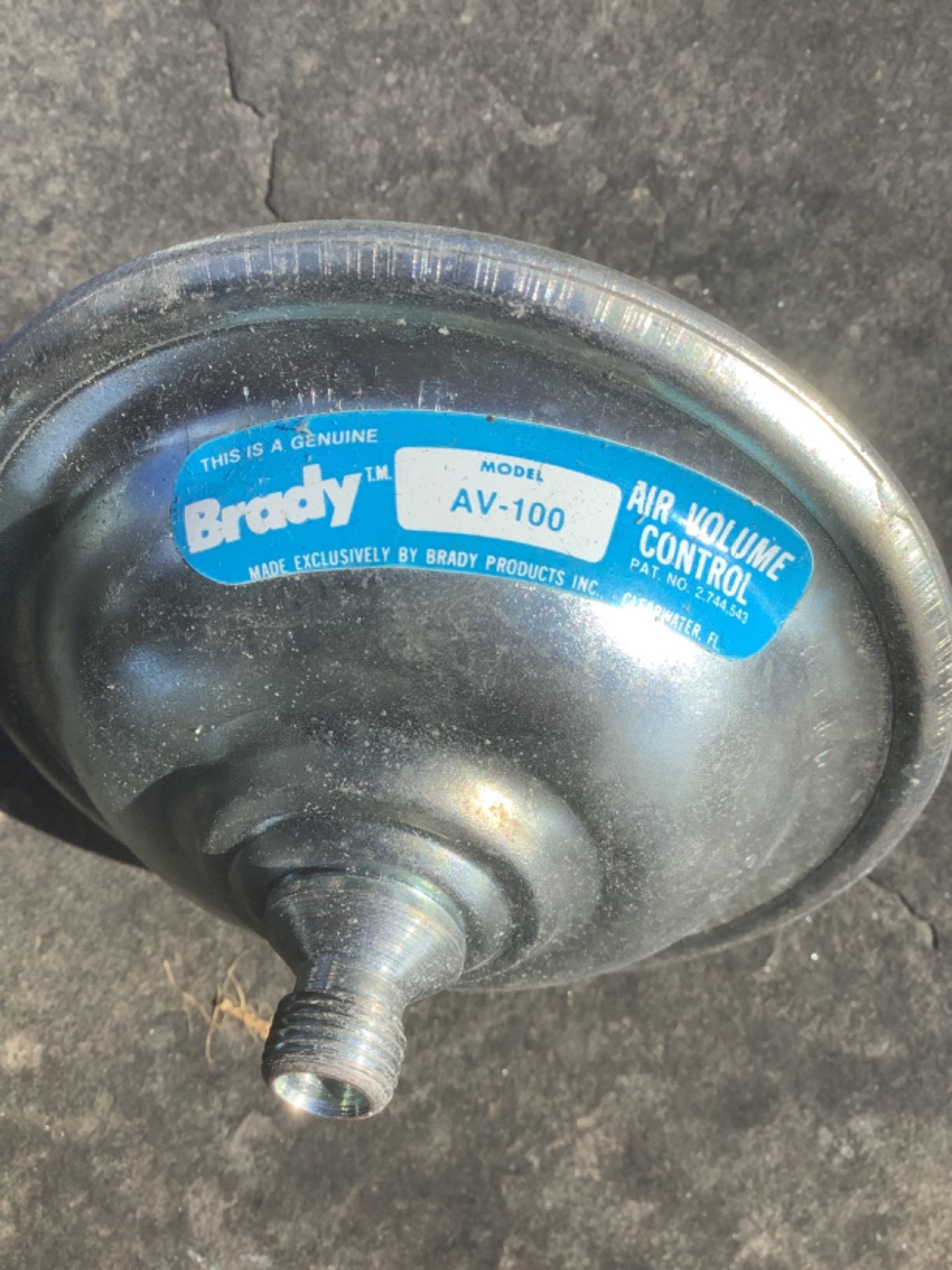 Brady Air Volume Control AV-100
