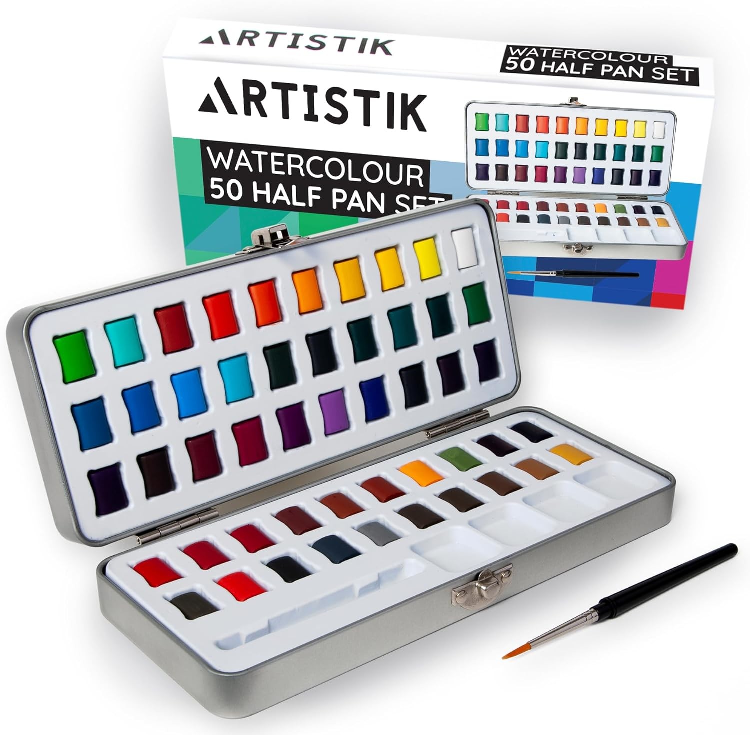 ARTISTIK Watercolor Paint Set with 1 Count (Pack of 1), Watercolour